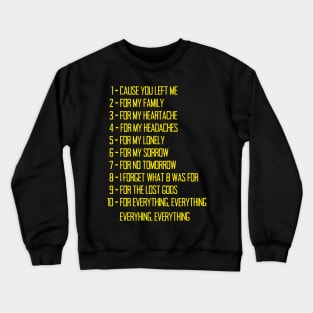 I forget what eight was for Crewneck Sweatshirt